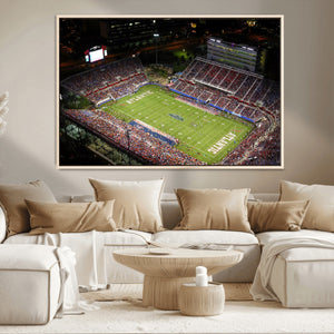 Florida Atlantic University Owls Canvas Print, Football Team