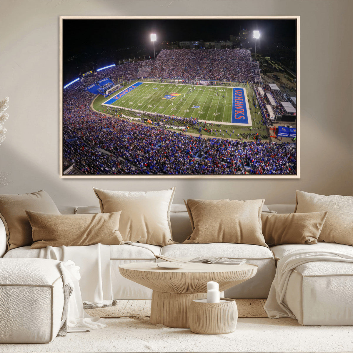 University of Kansas Jayhawks Football Team Print - Lawrence
