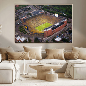 University of Michigan Wolverines Football Team Print - Ann