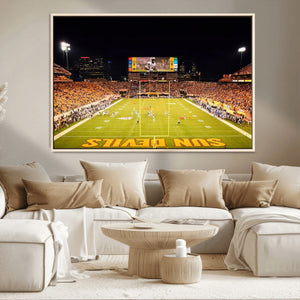 ASU Sun Devils Football Team Print - Phoenix Mountain