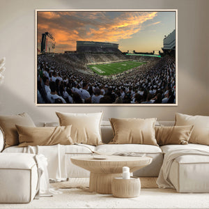 Michigan State Spartans Football Team Print - East Lansing