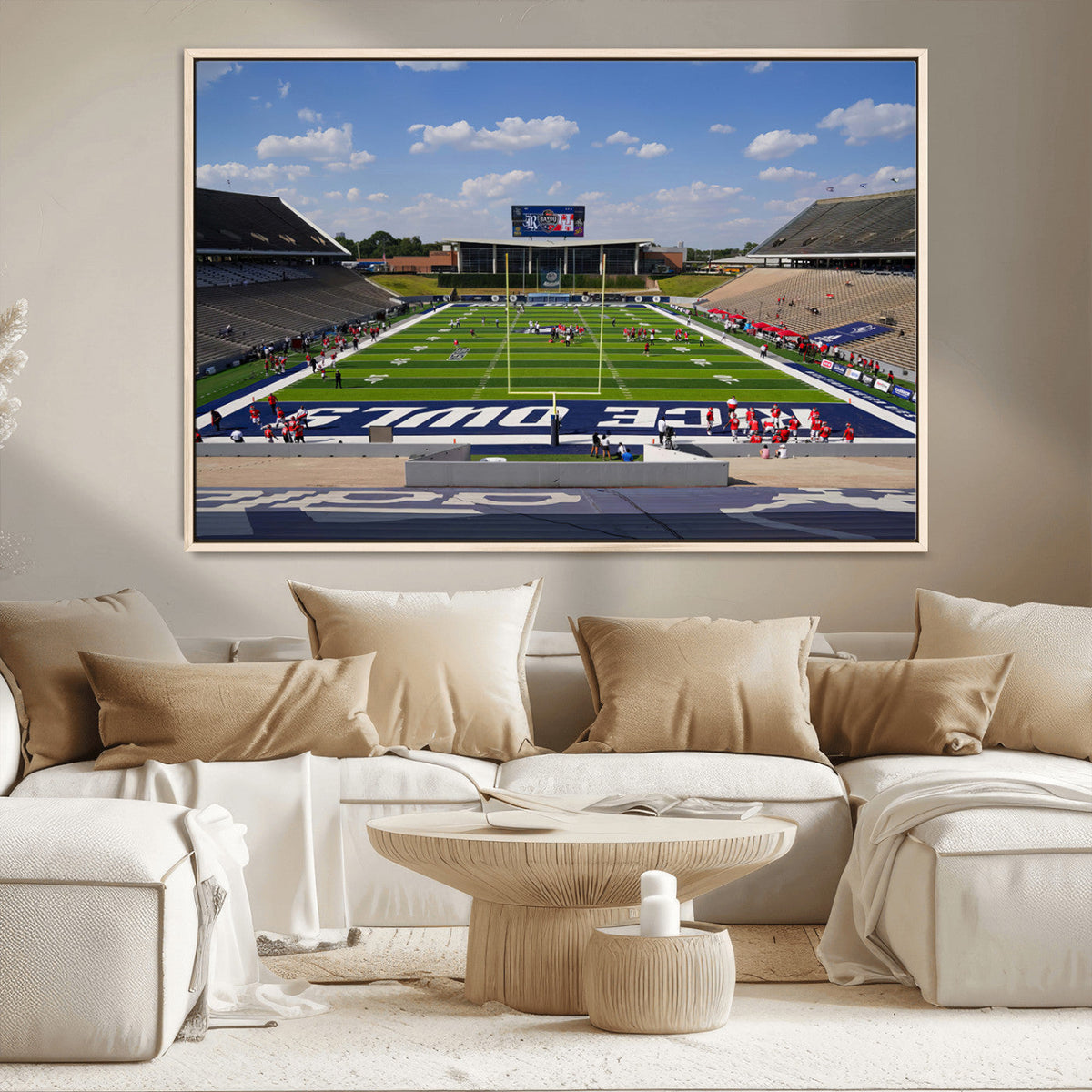 Rice University Owls Football Team Print - Houston Rice