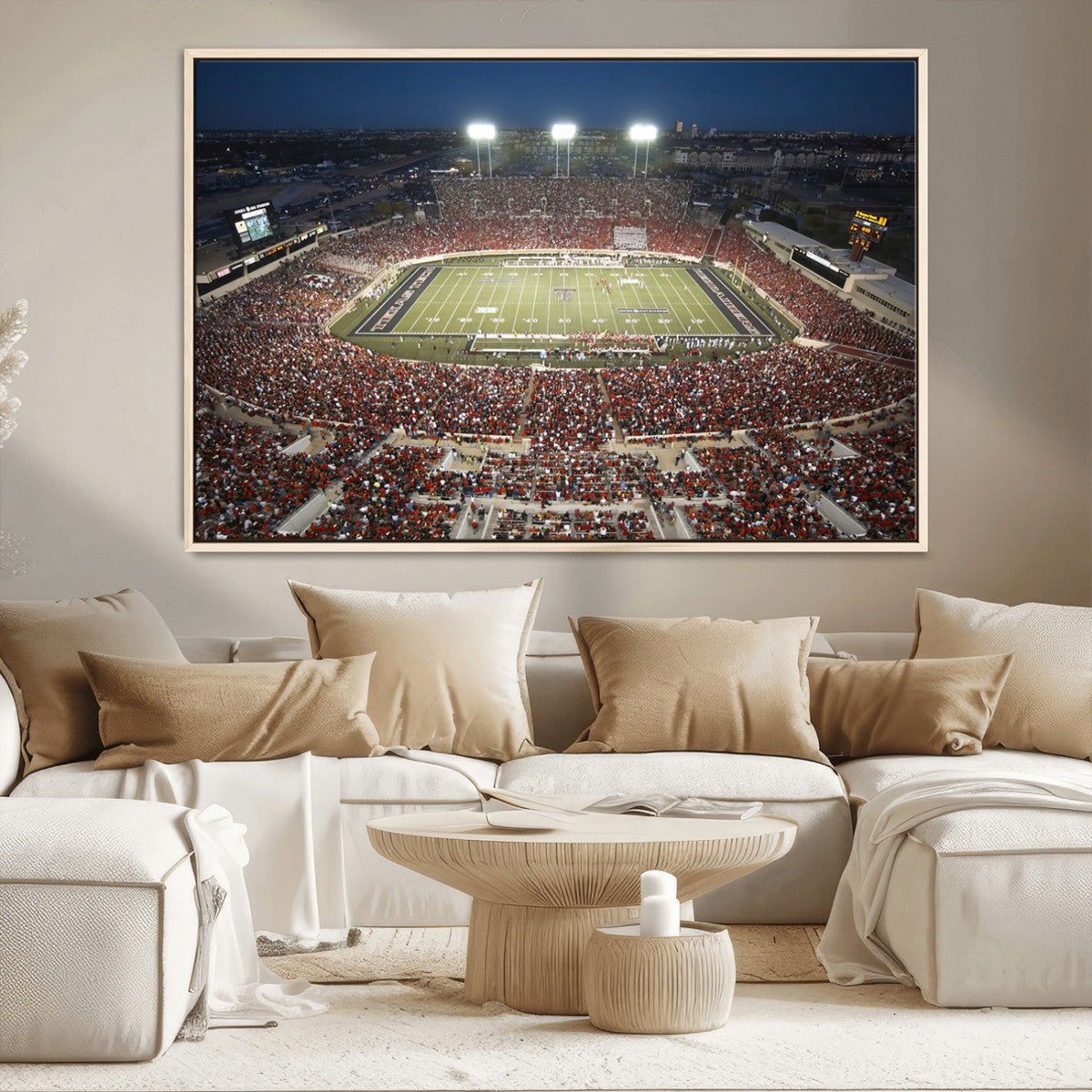 Texas Tech Red Raiders Football Team Print - Lubbock Jones