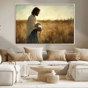 Jesus the Good Shepherd Wall Art Canvas Print -