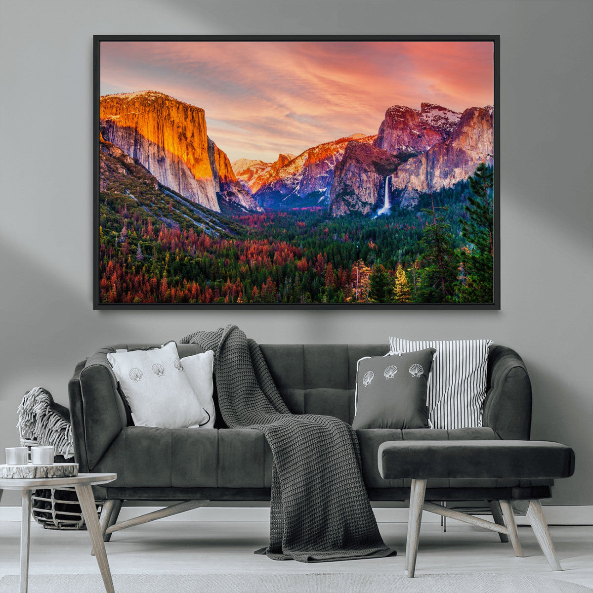 Yosemite Nal Park Wall Art Landscape Canvas Print El Capitan