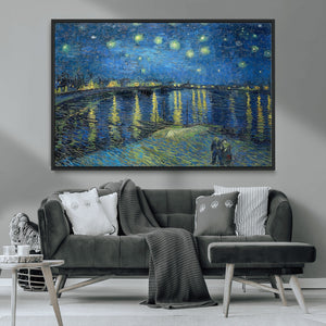 Vincent van Gogh Starry Night over the Rhone Abstract Wall