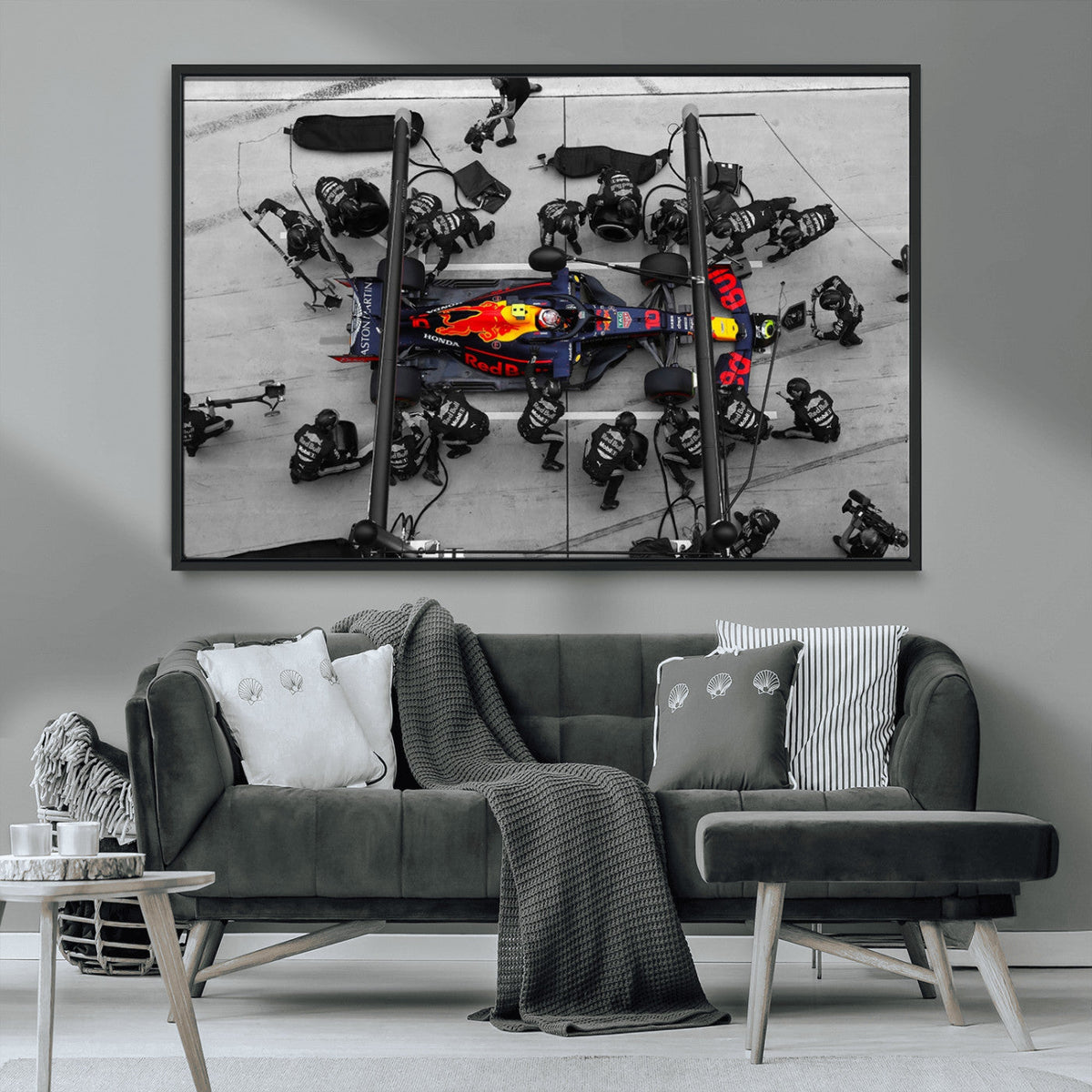 RedBull Formula 1 Canvas Wall Art Print