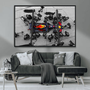 RedBull Formula 1 Canvas Wall Art Print