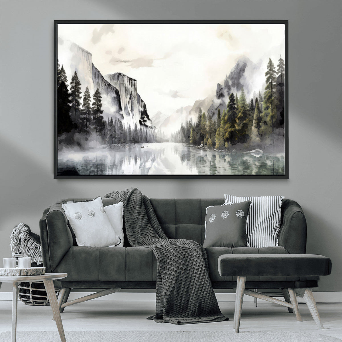Yosemite Valley Wall Art Canvas Print – Framed and Ready to