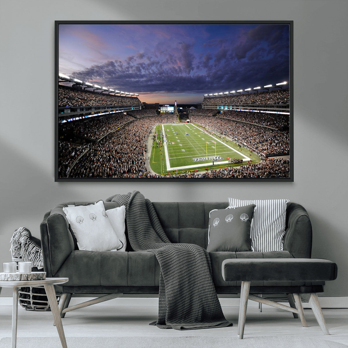 New England Patriots Football Team Print - Foxborough