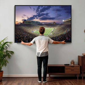 Notre Dame Fighting Irish Football Team Print - Notre Dame