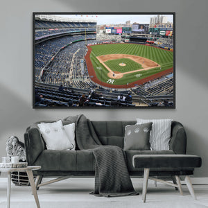 New York Yankees Baseball Team Print - Yankee Stadium Wall