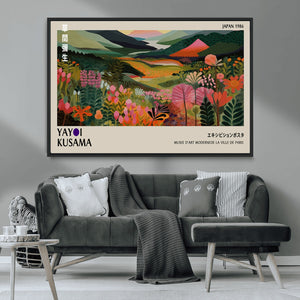 Yayoi Kusama Japan 1986 Wall Art Canvas Print – Vibrant