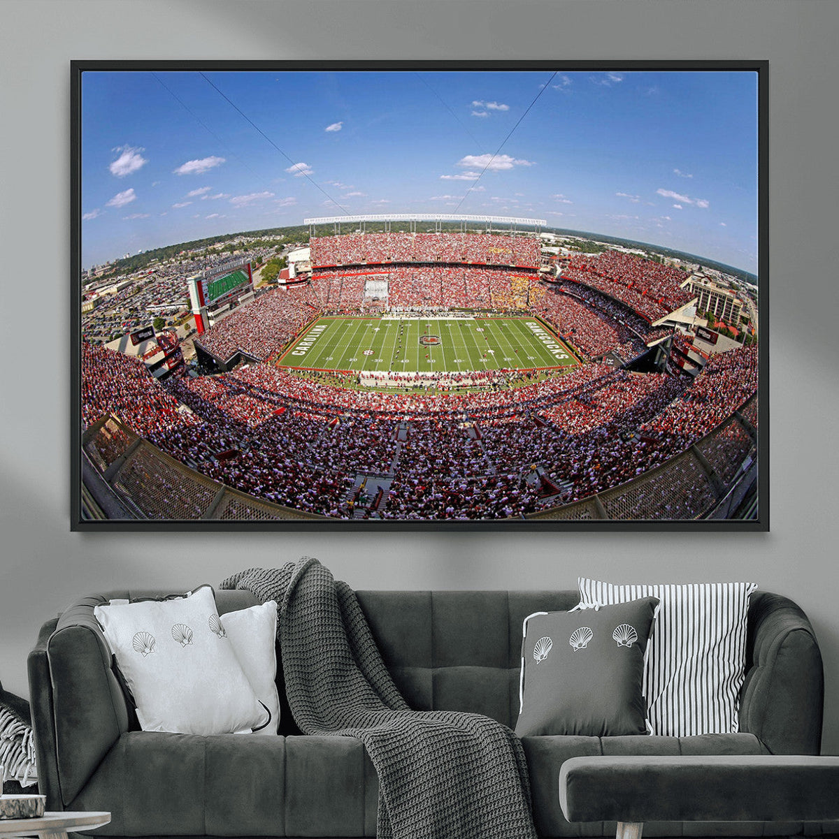 William Brice Stadium Wall Art Canvas Print – Stadium Crowd