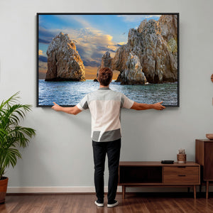 The Arch Cabo San Lucas Ocean Arch Wall Art Canvas Print,