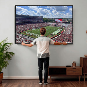 Georgia Bulldogs Stadium Wall Art Canvas Print, Sanford