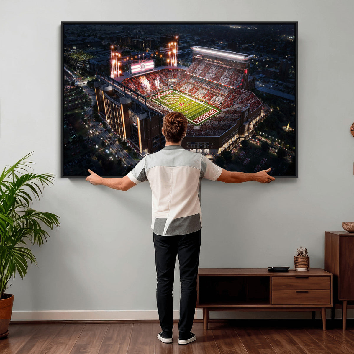 Oklahoma Memorial Stadium - Gaylord Memorial Stadium Wall