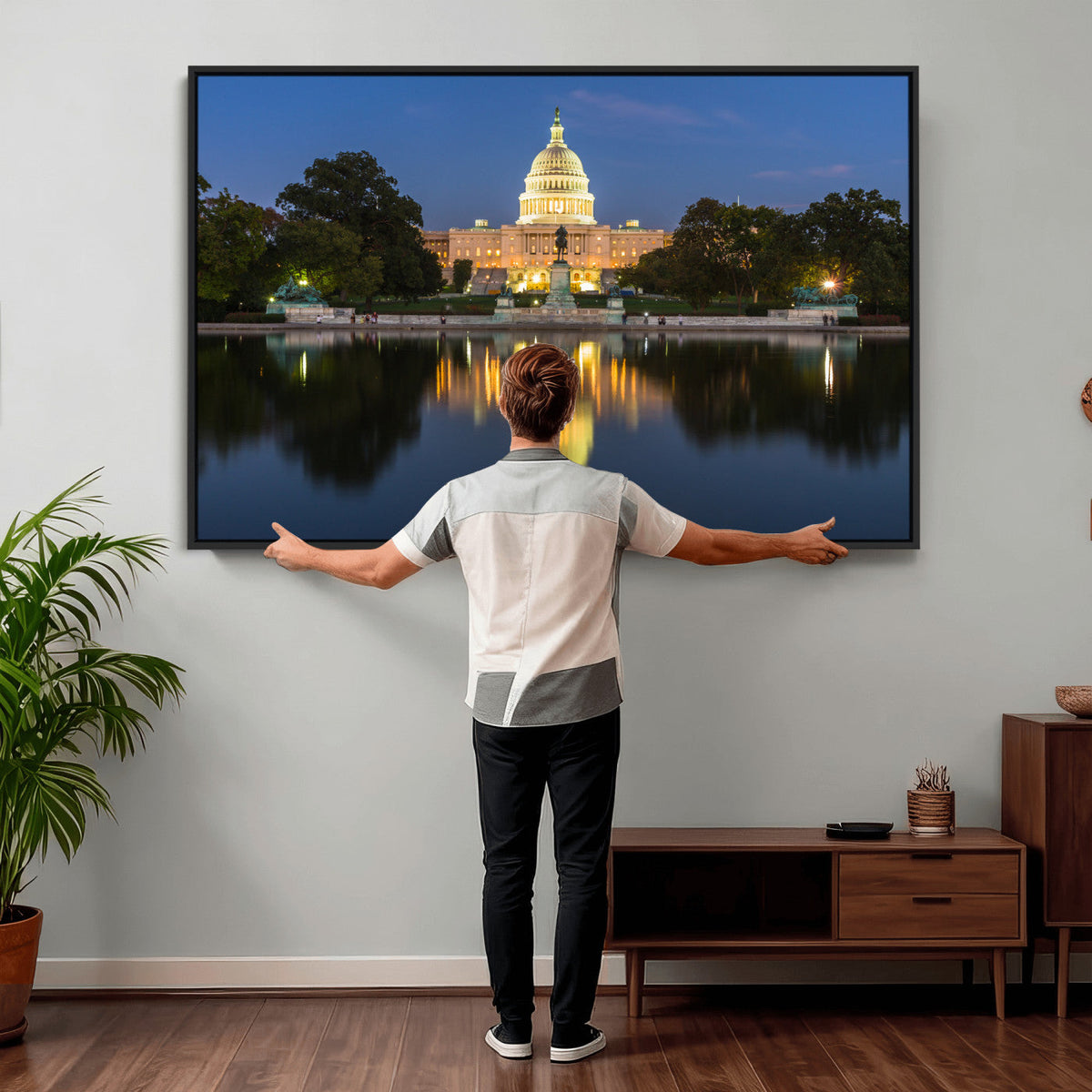 US Capitol Building Wall Art Canvas Print – Washington DC