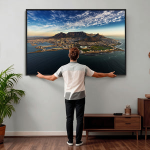 Cape Town Skyline Wall Art Canvas Print – Table Mountain