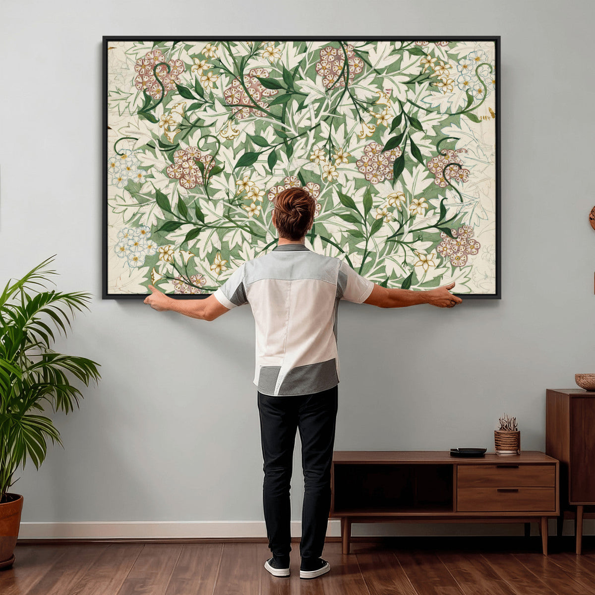 William Morris Jasmine 1872 Canvas Wall Art — Arts and