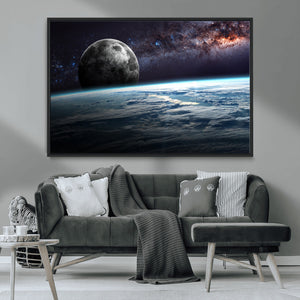 Space and Planet Canvas Print