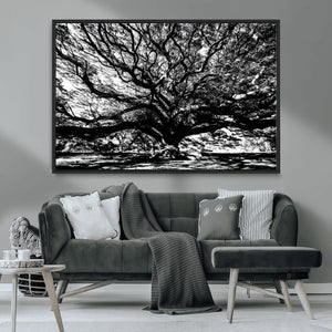 Mighty Angel Oak Wall Art | Angel Oak Tree Art Print