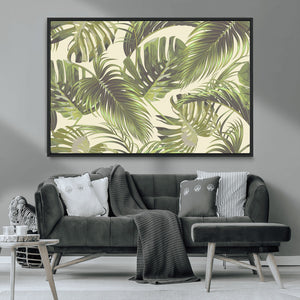 Palm Leaves Canvas Print
