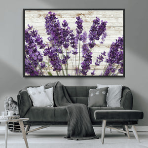 Lavender Herb Wall Art Canvas Print