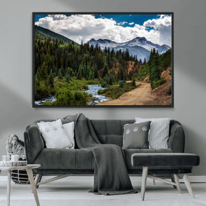 San Juan Nal Forest Wall Art Landscape Canvas Print