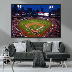 St. Louis Cardinals Baseball Team Print - Busch Stadium Wall
