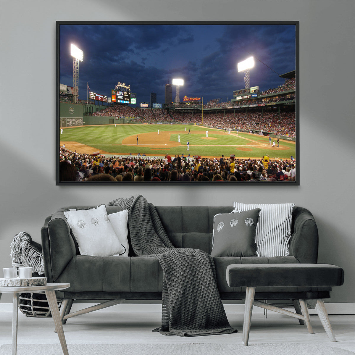 Boston Red Sox Baseball Team Print Canvas - Massachusetts