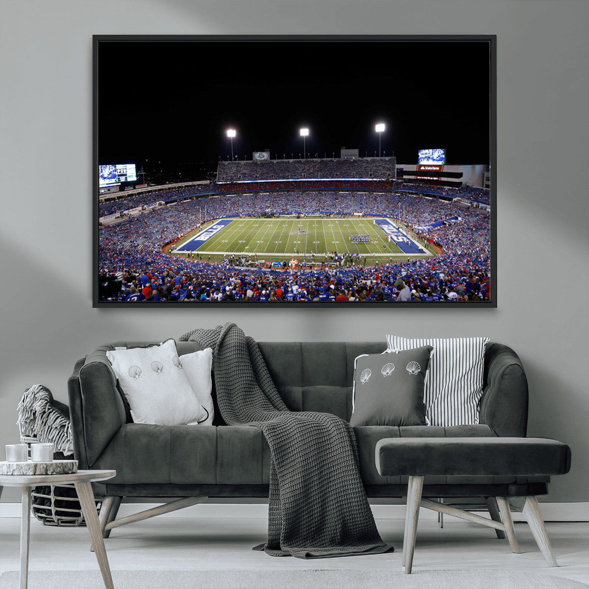 Buffalo Bills Wall Art - Buffalo Bills Stadium Canvas Print,
