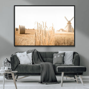 Vintage Farmhouse Triptych Wall Art – Giclée Canvas