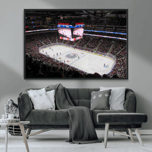 Rogers Place Edmonton Oilers Ice Hockey Stadium Wall Art,