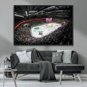Vaudoise Lausanne Ice Hockey Arena Stadium Wall Art Canvas,