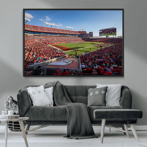Florida Tampa Raymond James Stadium Wall Art Canvas Print -
