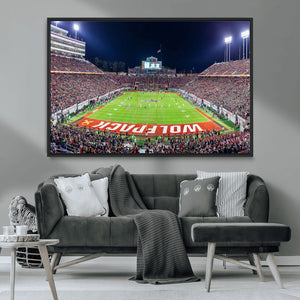 NC State Wolfpack Canvas Print - Raleigh Carter-Finley