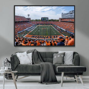University of Illinois Fighting Illini Football Team Print