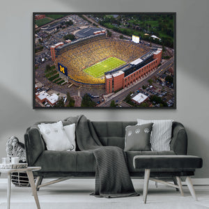 University of Michigan Wolverines Football Team Print - Ann