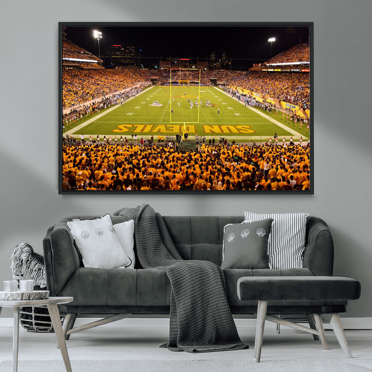 ASU Sun Devils Football Team Print - Phoenix Mountain