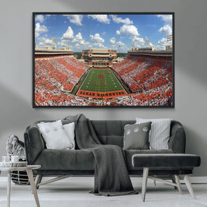 Oklahoma State Cowboys Football Team Print - Stillwater