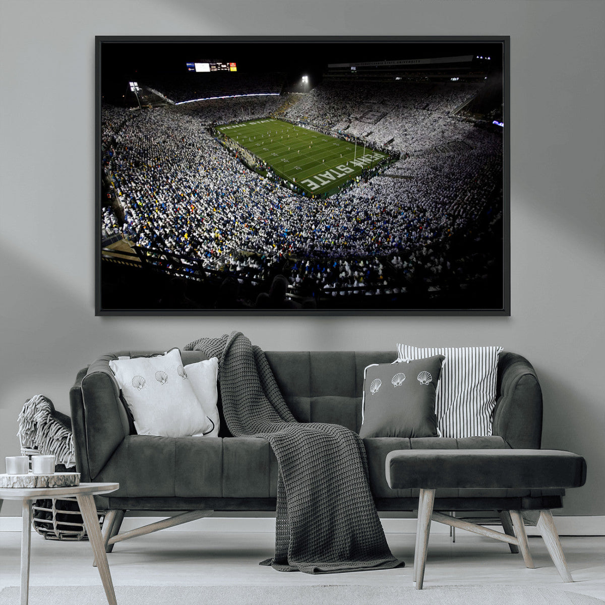 Penn State Football Stadium Wall Art - Beaver Stadium Canvas