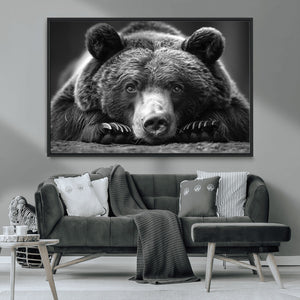 Resting Grizzly 399 Bear Canvas Print | Ready to Hang Wall