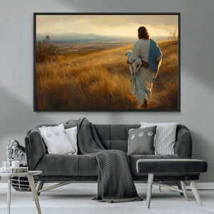 Jesus the Good Shepherd Wall Art Canvas Print -