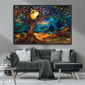 Tree of Life Wall Art - Yggdrasil Tree of Life Canvas Print