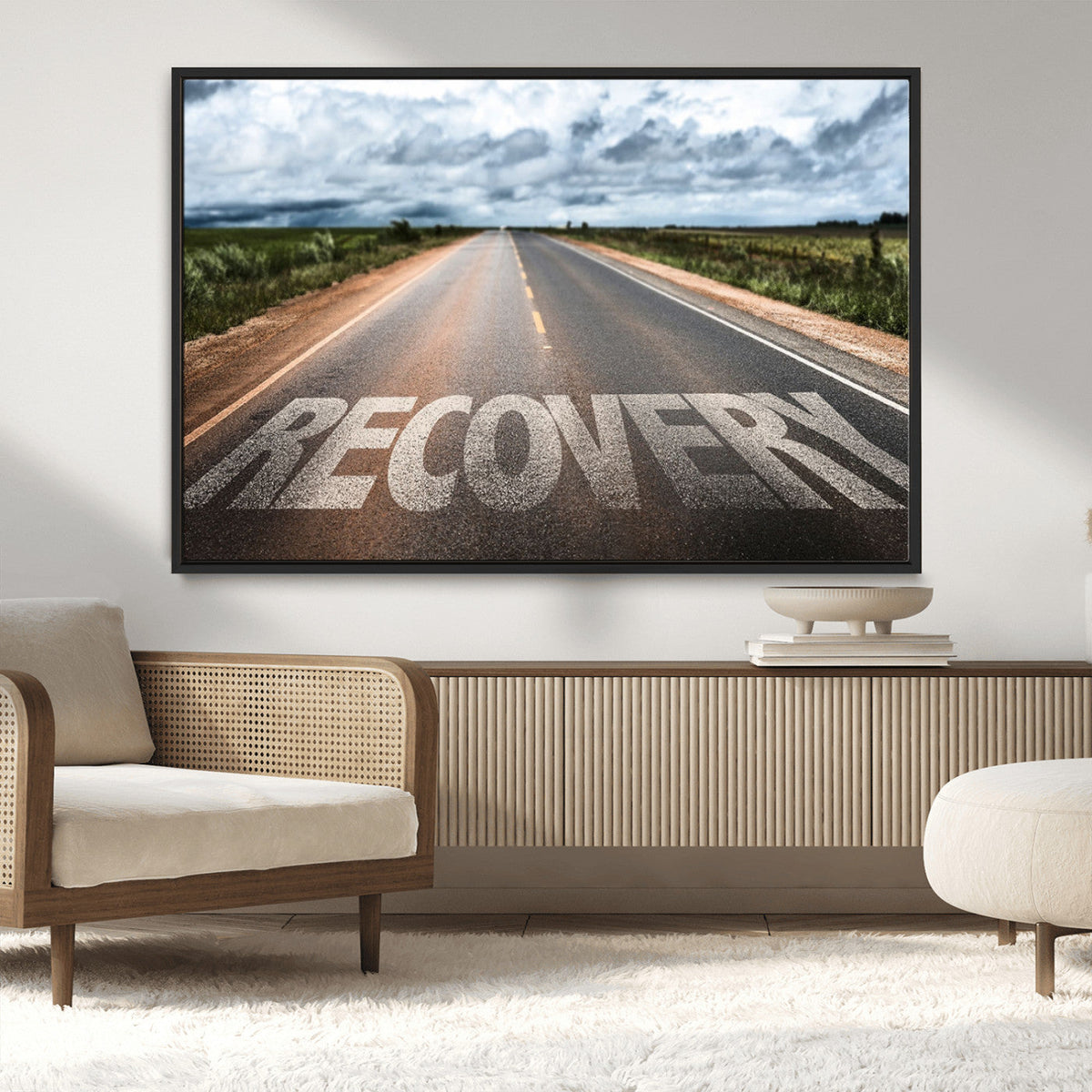 Recovery Road Wall Art Canvas Print