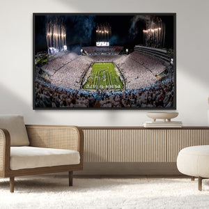 Penn Stadium Football Wall Art Canvas Print, Pennsylvania