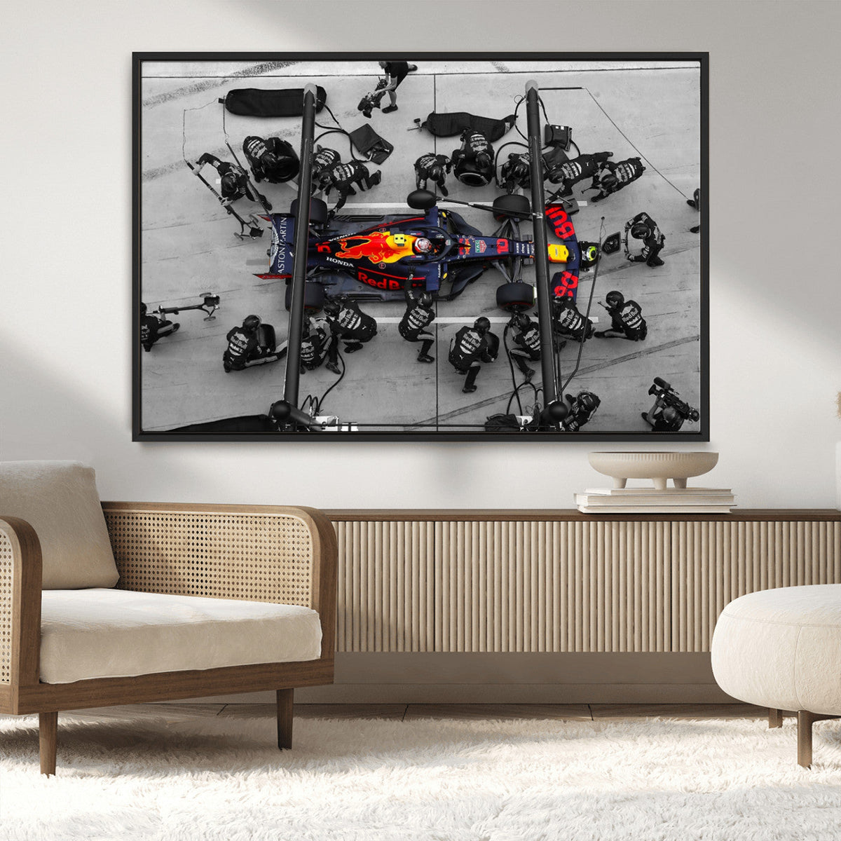 RedBull Formula 1 Canvas Wall Art Print