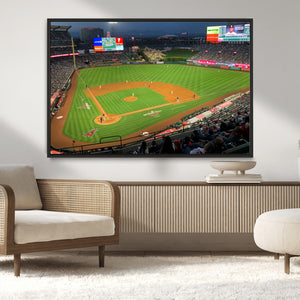 Angel Stadium Aerial Canvas Print – Los Angeles Angels