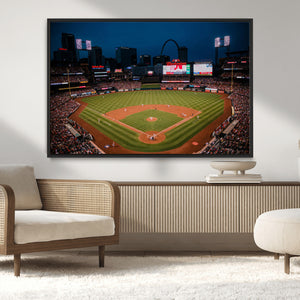 St. Louis Cardinals Baseball Team Print - Busch Stadium Wall